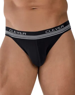 Sous-vêtements intelligents pour hommes Clever 1748 String Emotion Noir