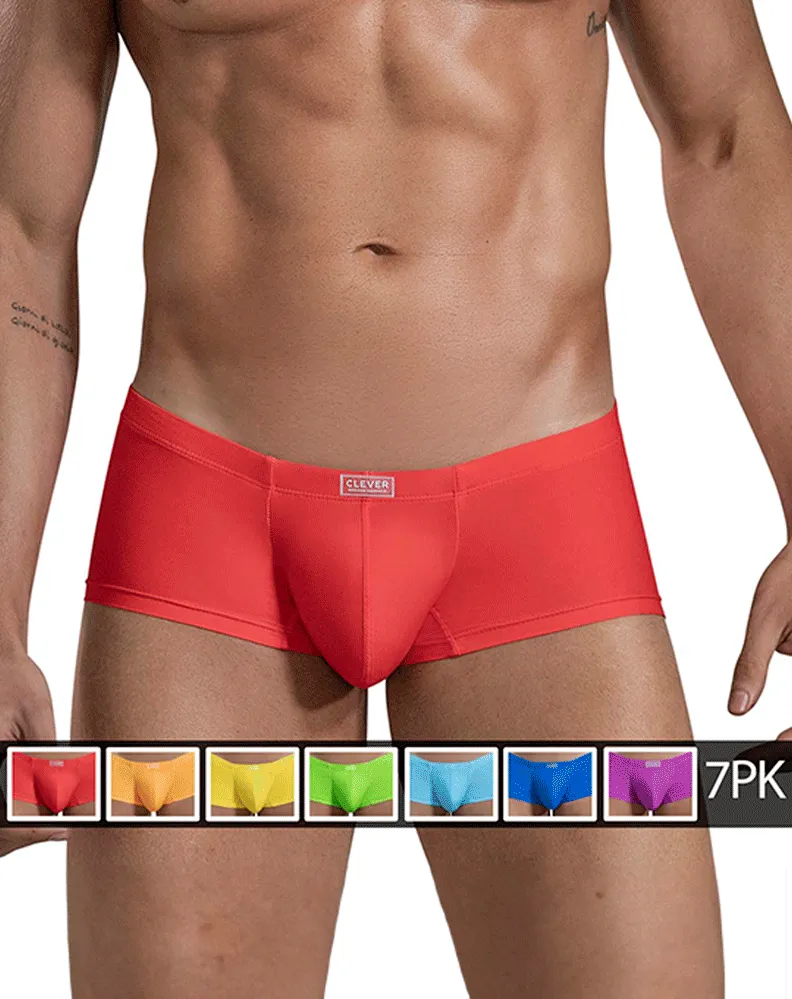 Sous-vêtements intelligents pour hommes Clever 229946 Lot de 7 caleçons Multicolore