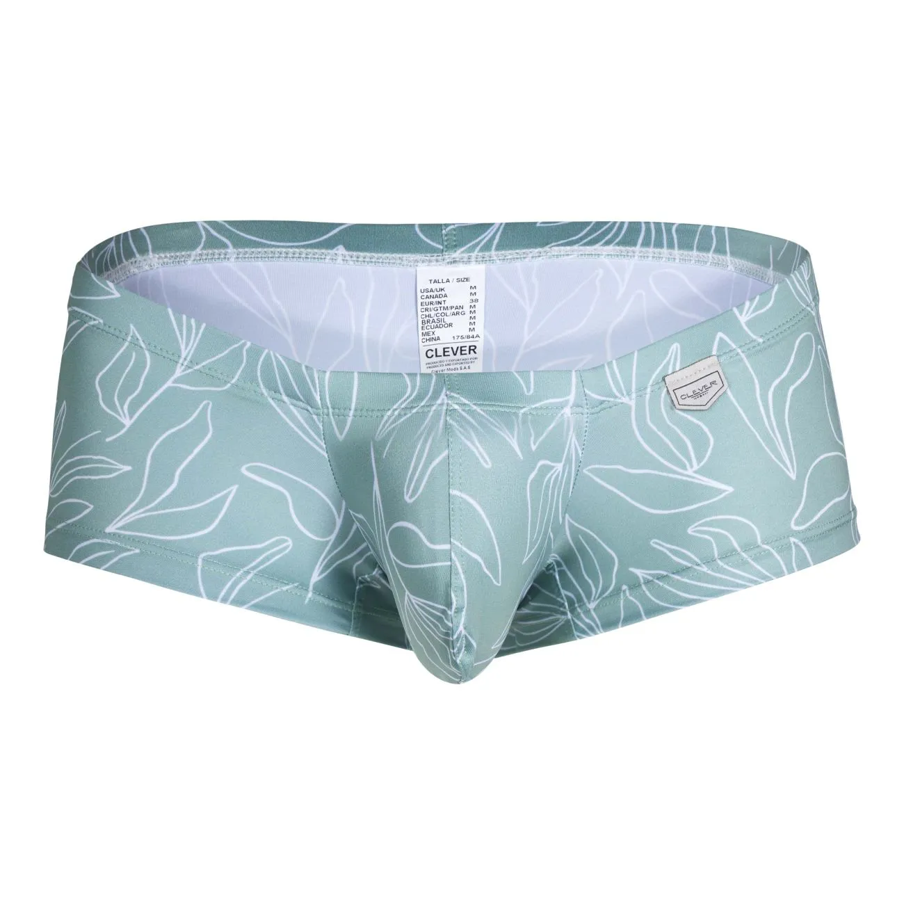 Sous-vêtements Homme Intelligent Clever 229951 Lot de 3 Slips Australiens Couleur Bleu-Blanc-Vert