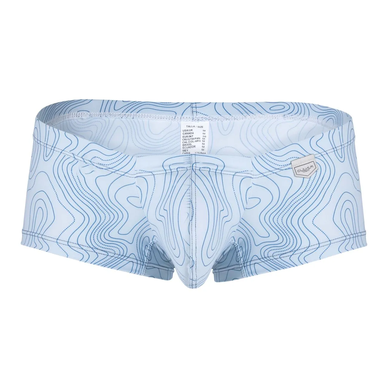Sous-vêtements Homme Intelligent Clever 229951 Lot de 3 Slips Australiens Couleur Bleu-Blanc-Vert