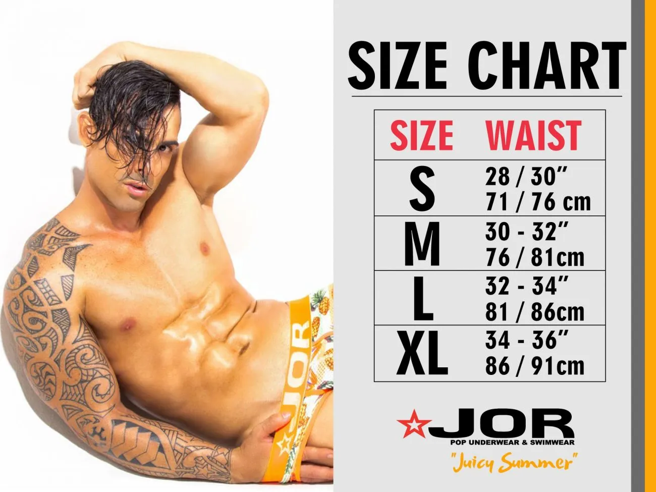 Sous-vêtements Homme JOR 2142 Element Bikini Couleur Blanc