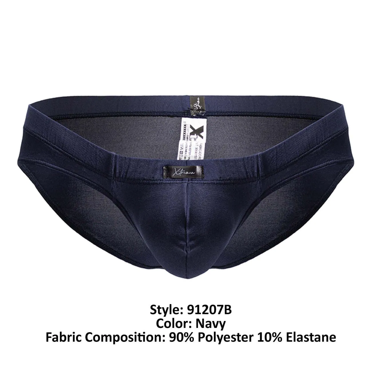 Sous-vêtements Xtremen Xtremen 91207B Microfibre Slip Couleur Marine