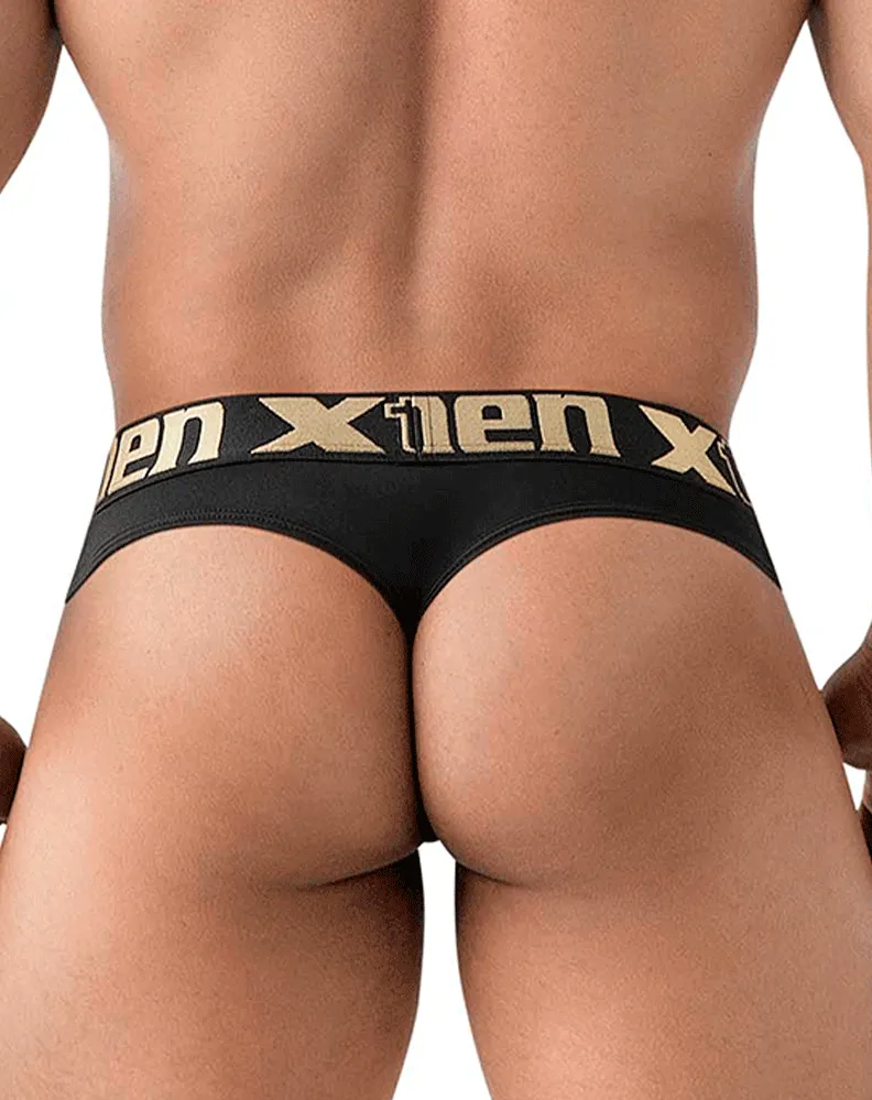Sous-vêtements Xtremen 91208b Microfibre Strings Noir