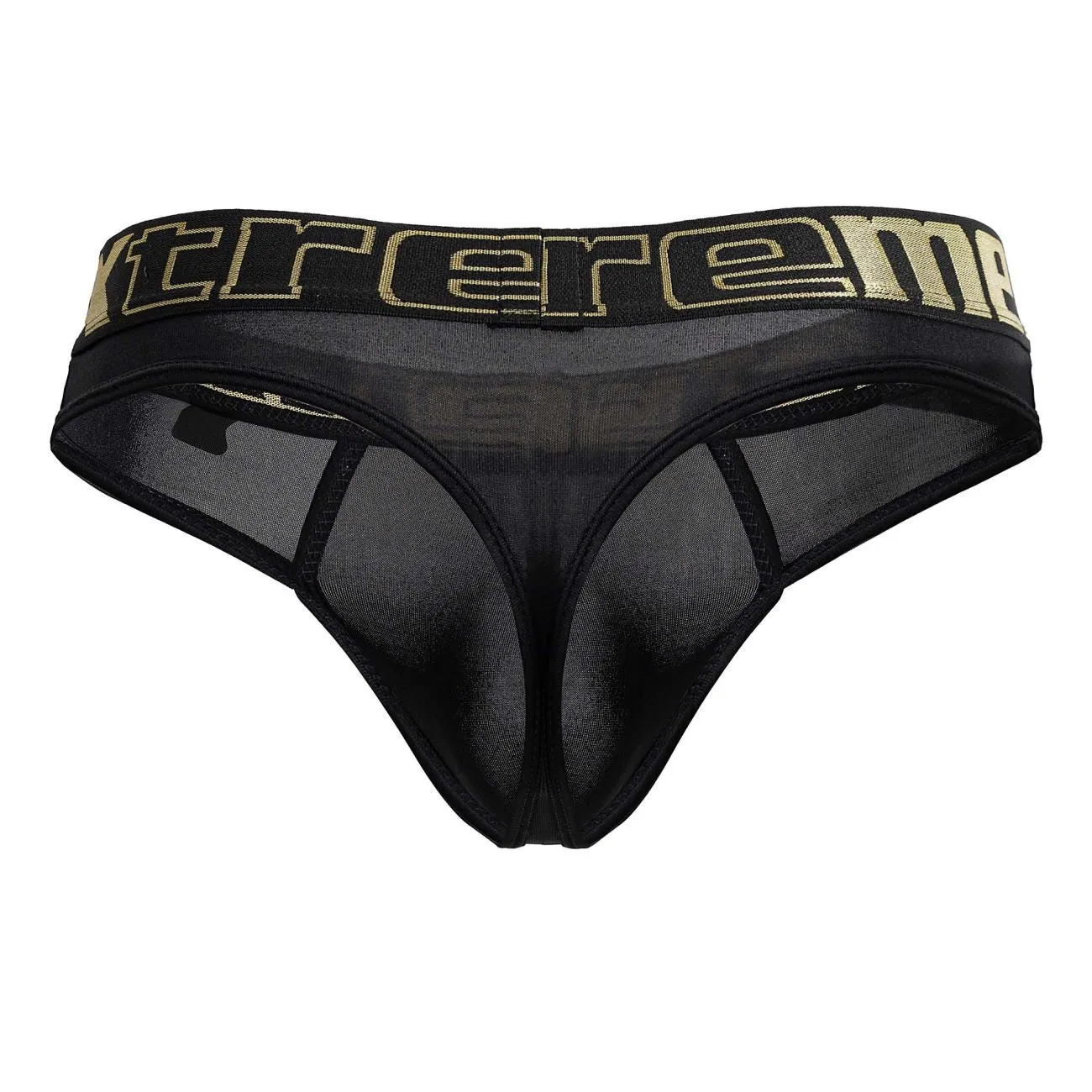Sous-vêtements Xtremen 91208B Microfibre String Couleur Noir