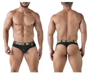 Sous-vêtements Xtremen 91208B Microfibre String Couleur Noir