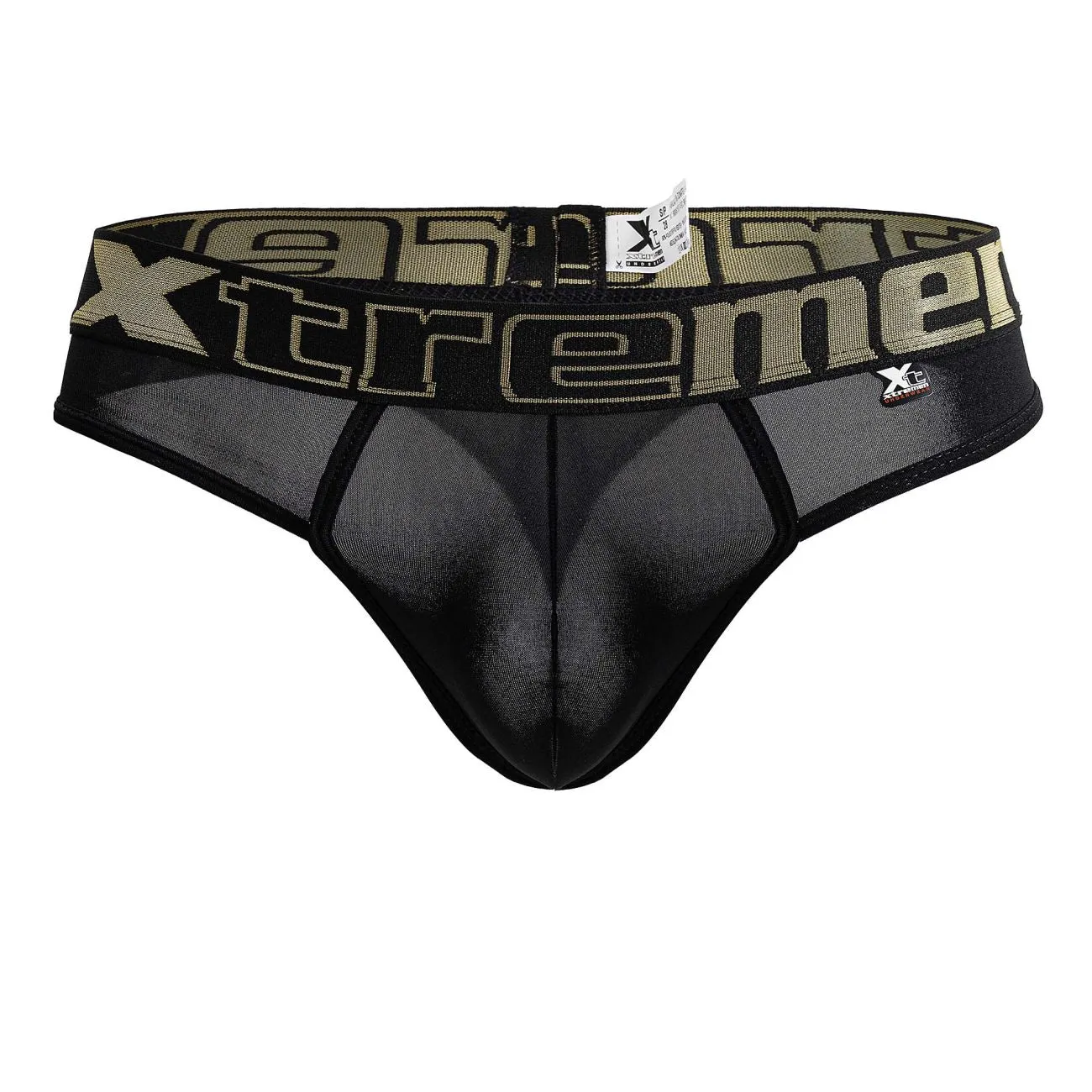 Sous-vêtements Xtremen 91208B Microfibre String Couleur Noir