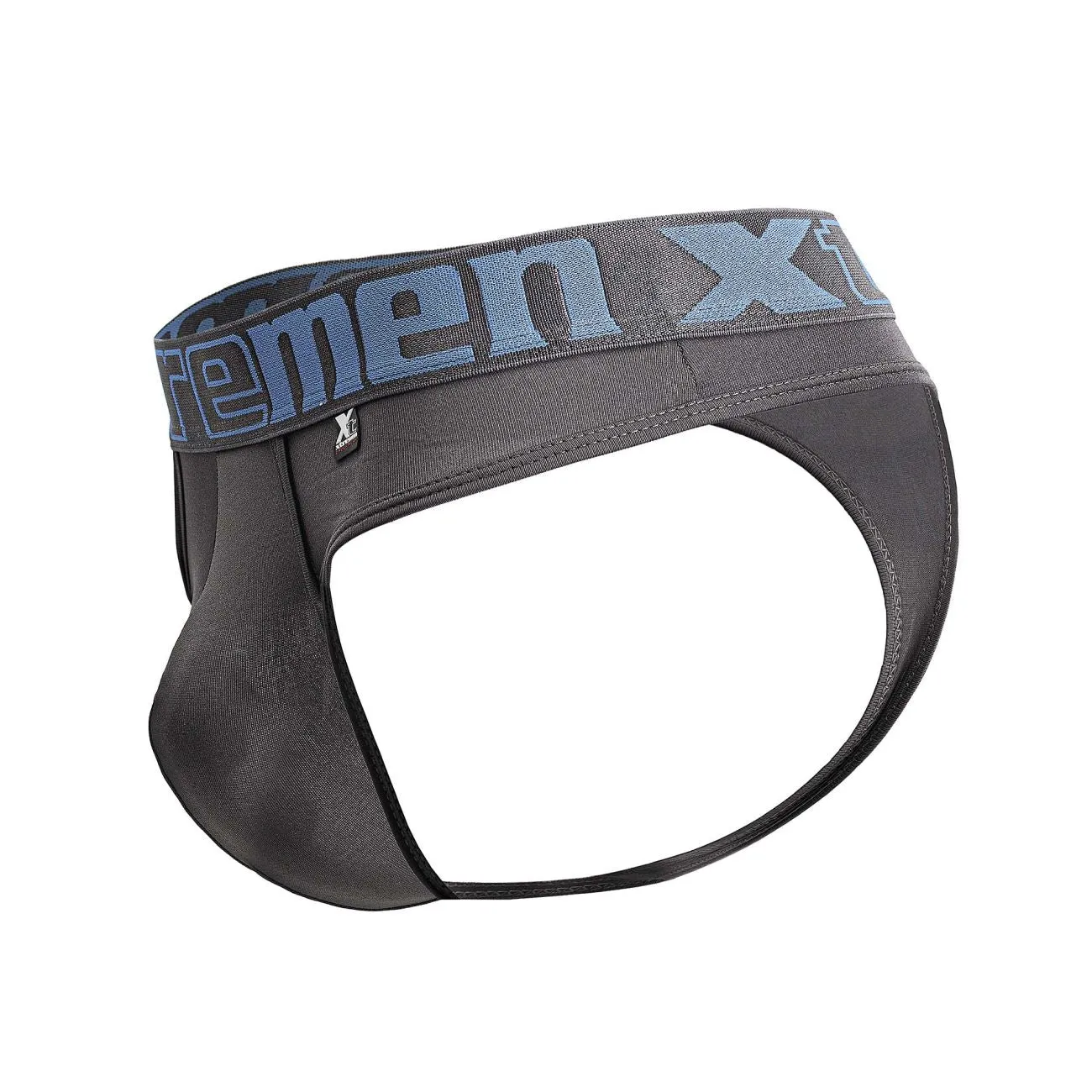 Sous-vêtements Xtremen 91208B en microfibre, String, Couleur Gris