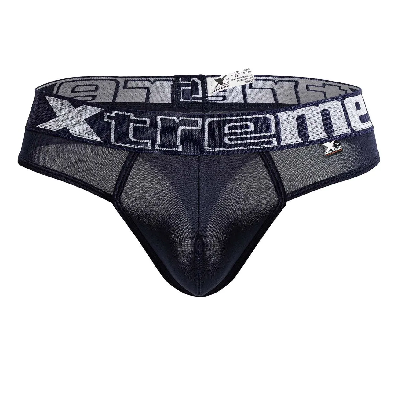 Sous-vêtements Xtremen Xtremen 91208B Microfibre Strings Couleur Marine