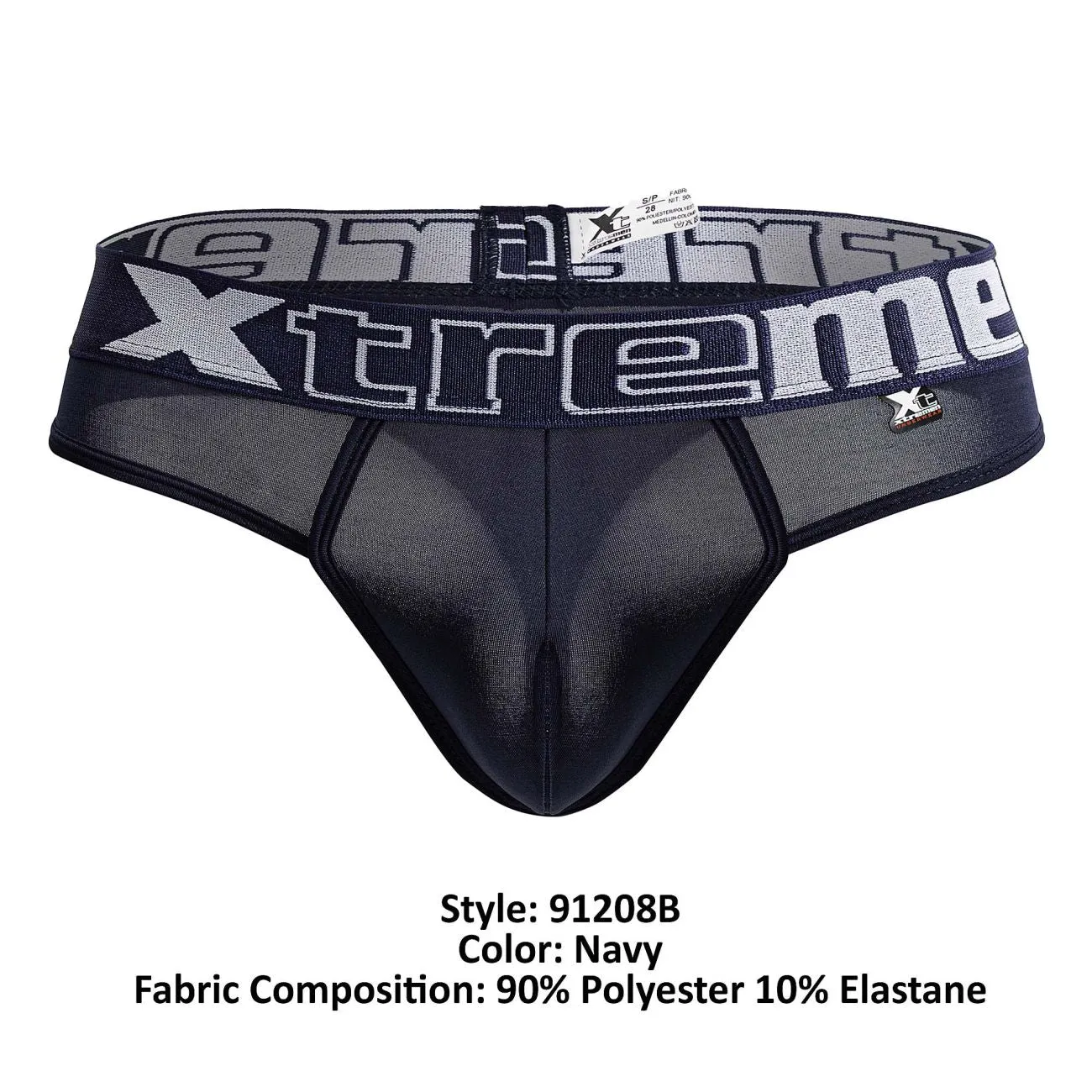 Sous-vêtements Xtremen Xtremen 91208B Microfibre Strings Couleur Marine