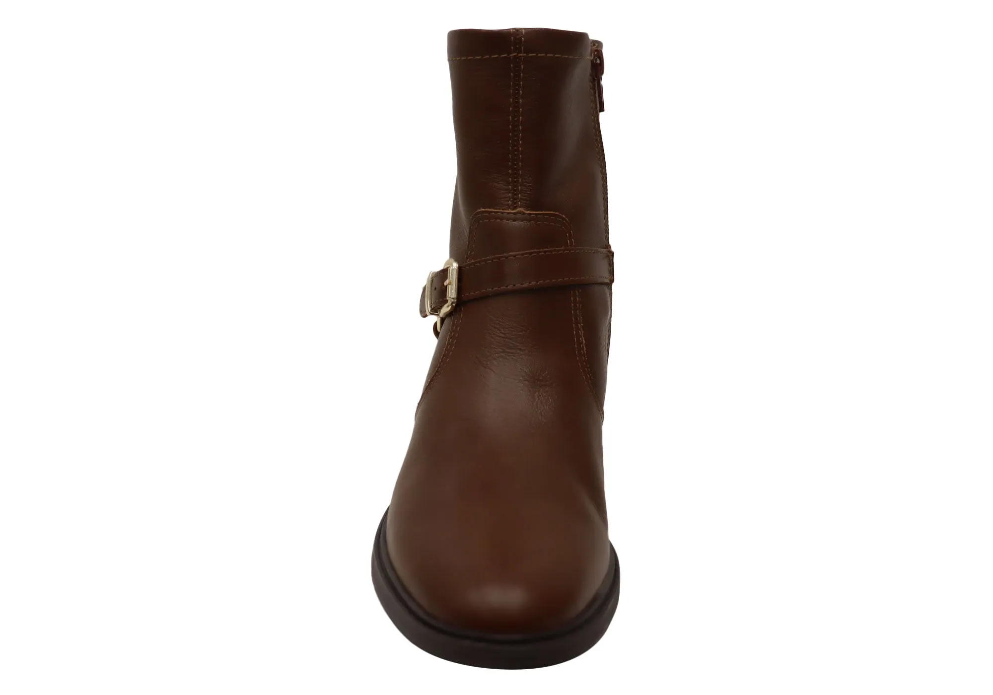 Bottes Chelsea pour Femme Belinda en Cuir Confortable avec Semelle Comfortflex
