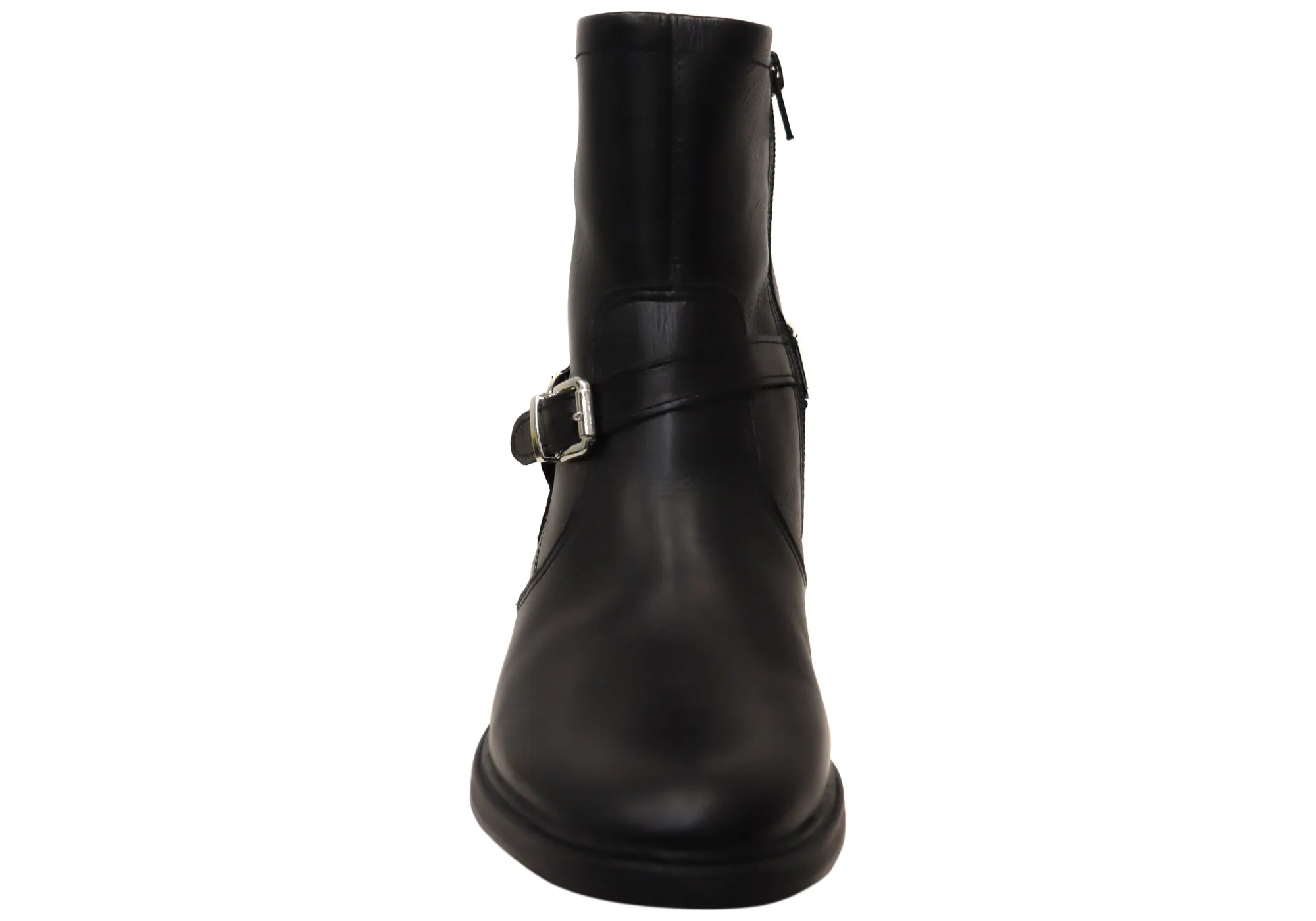 Bottes Chelsea pour Femme Belinda en Cuir Confortable avec Semelle Comfortflex
