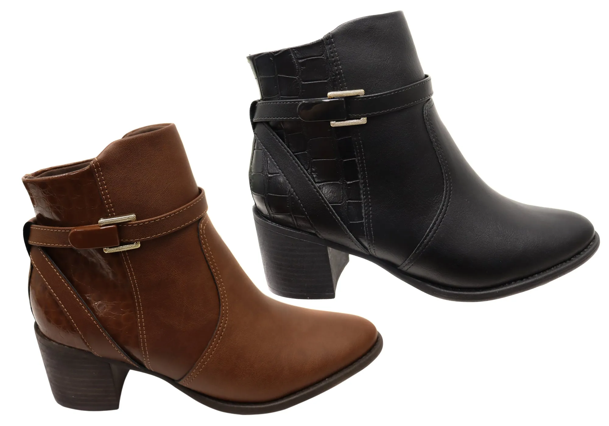 Bottes chevilles confortables pour femmes Comfortflex Jasmine Brésiliennes Chaussures confortables Comfortflex