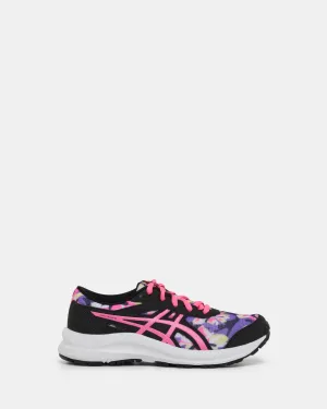 Chaussures Asics Contend 8 Grade School Noir/Rose Vif Imprimé
