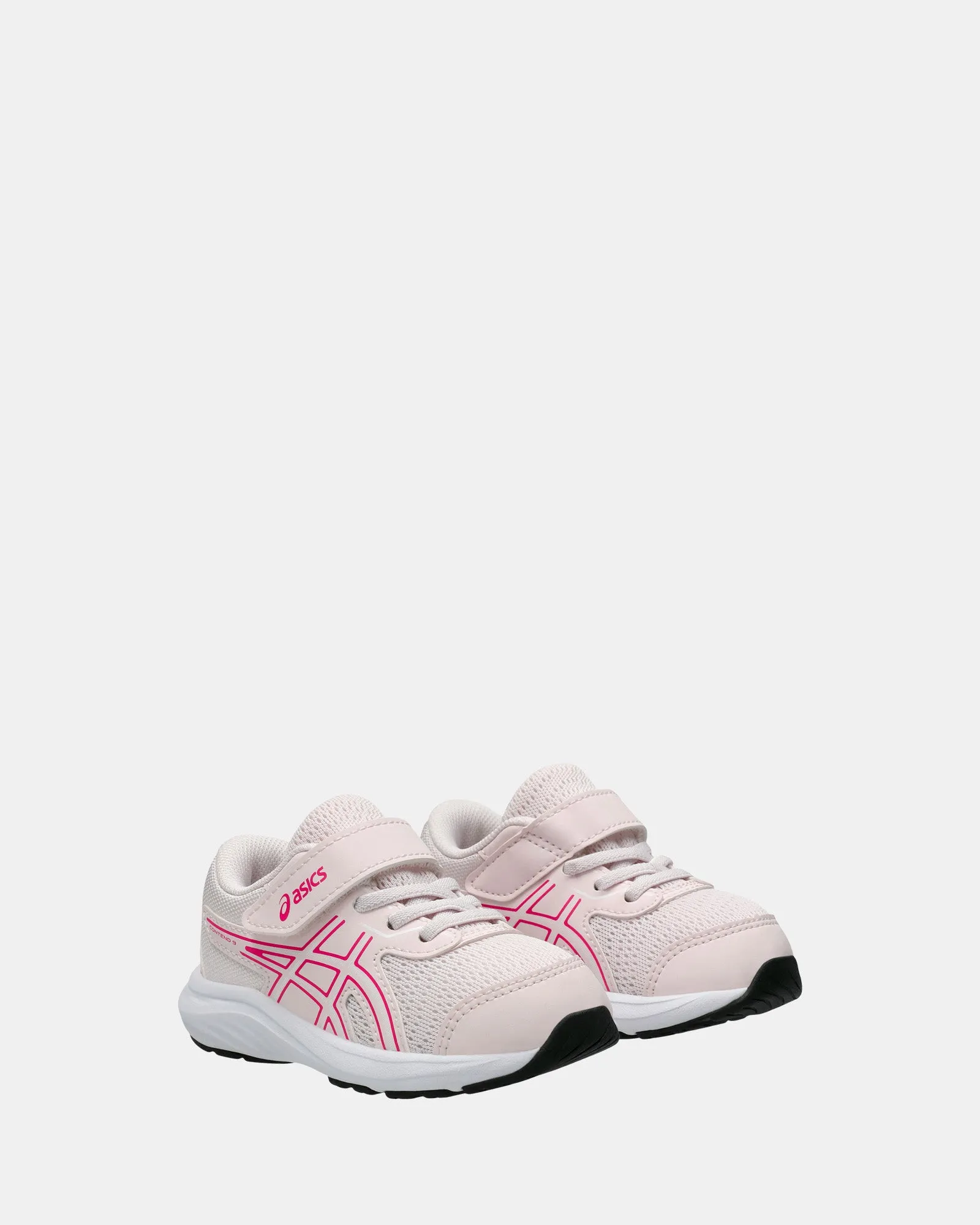 Chaussures Asics pour bébé en rose pâle/blanc - Modèle Contend 9