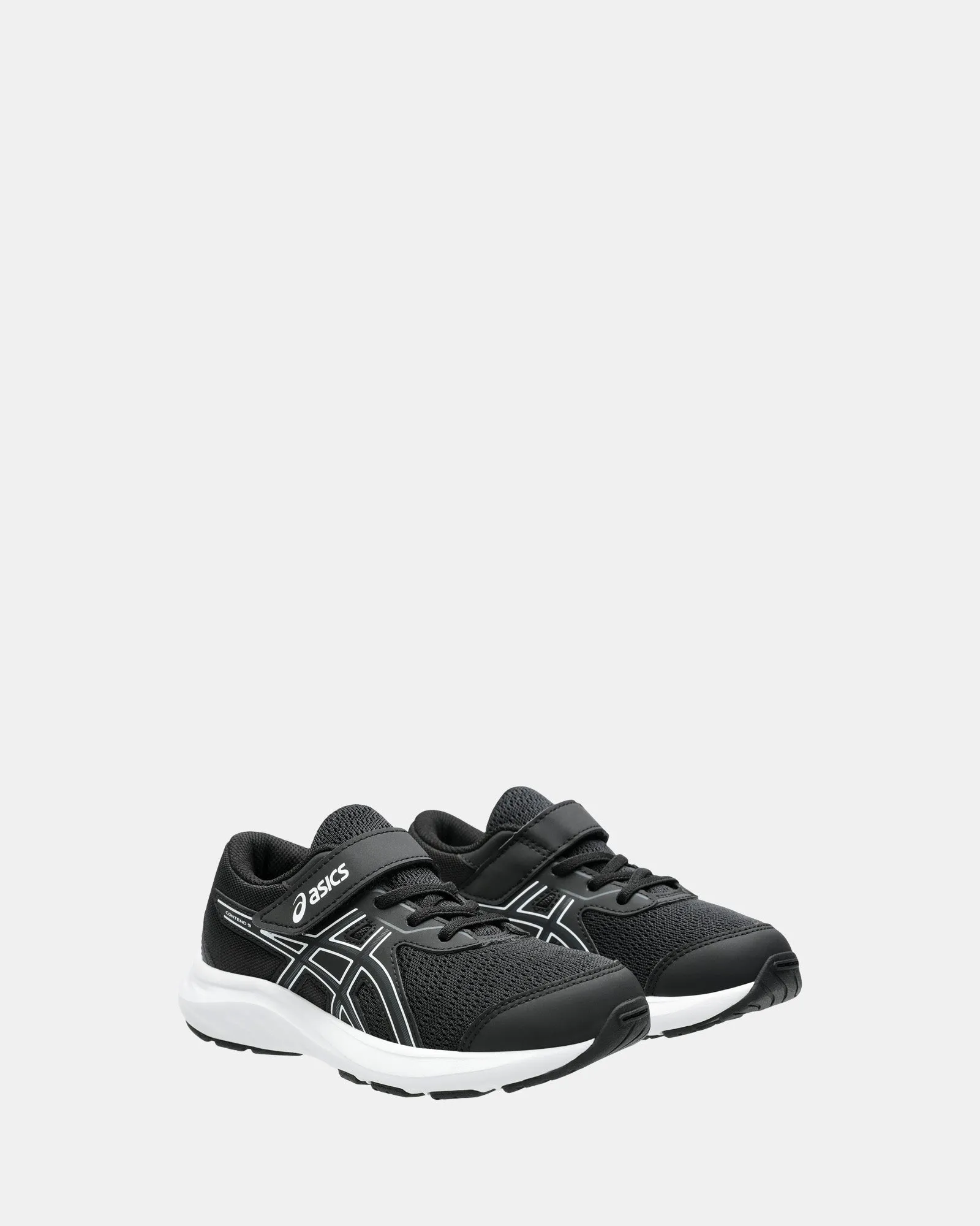 Chaussures Asics Contend 9 Préscolaire Noir/Blanc