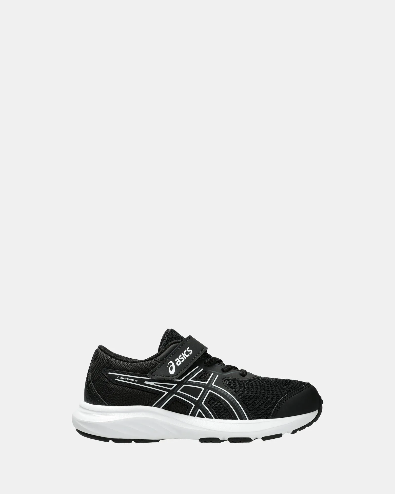 Chaussures Asics Contend 9 Préscolaire Noir/Blanc