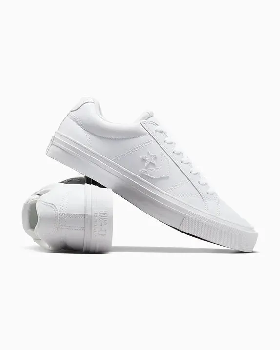 CHAUSSURES DÉTENTE UNISEX CONVERSE EN FAUSSE PEAU BLANCHE TRIPLE