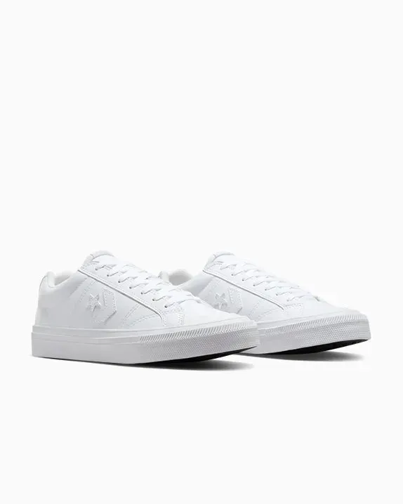 CHAUSSURES DÉTENTE UNISEX CONVERSE EN FAUSSE PEAU BLANCHE TRIPLE