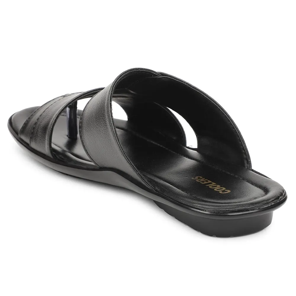 Chaussons Décontractés Noirs Pour Hommes COOL99-703 Par Liberty