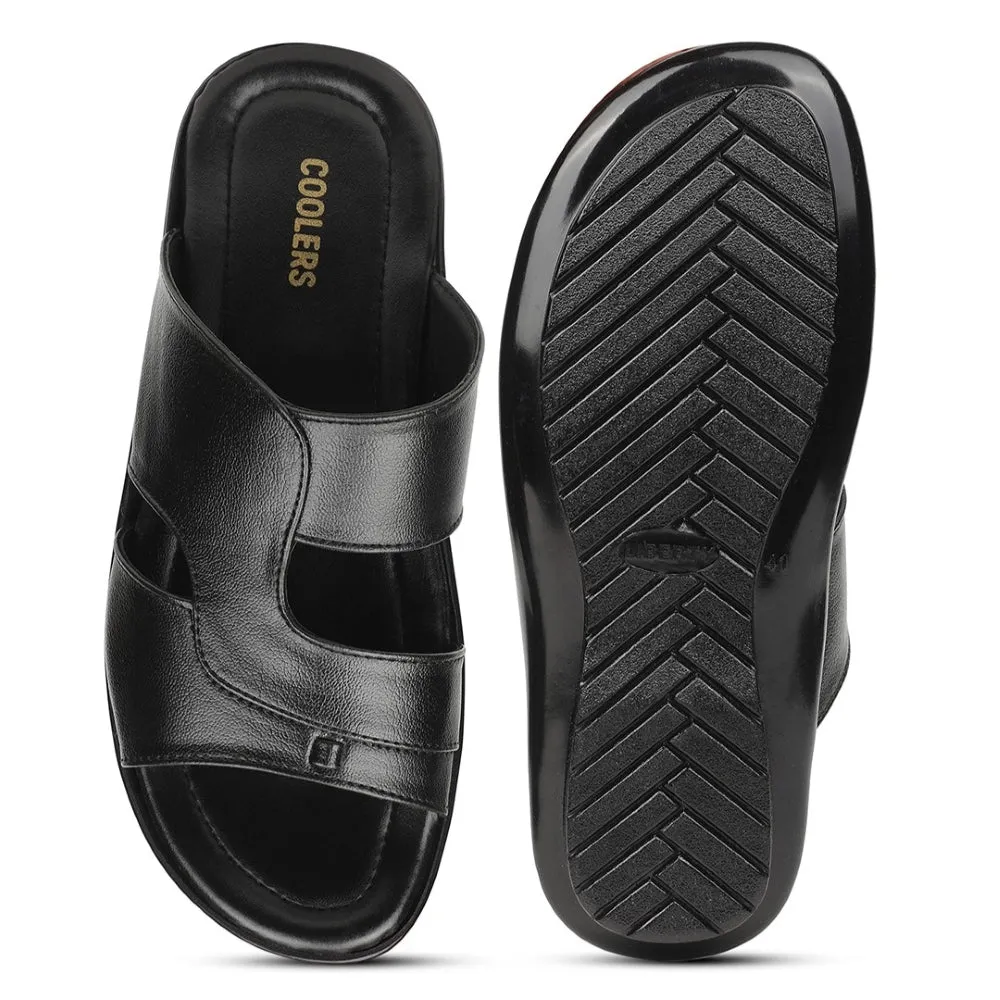 Chaussons Décontractés Noirs Pour Hommes COOL99-703 Par Liberty