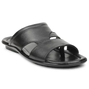 Coolers Noir Pantoufles Décontractées Pour Hommes COOL99-704 Par Liberty