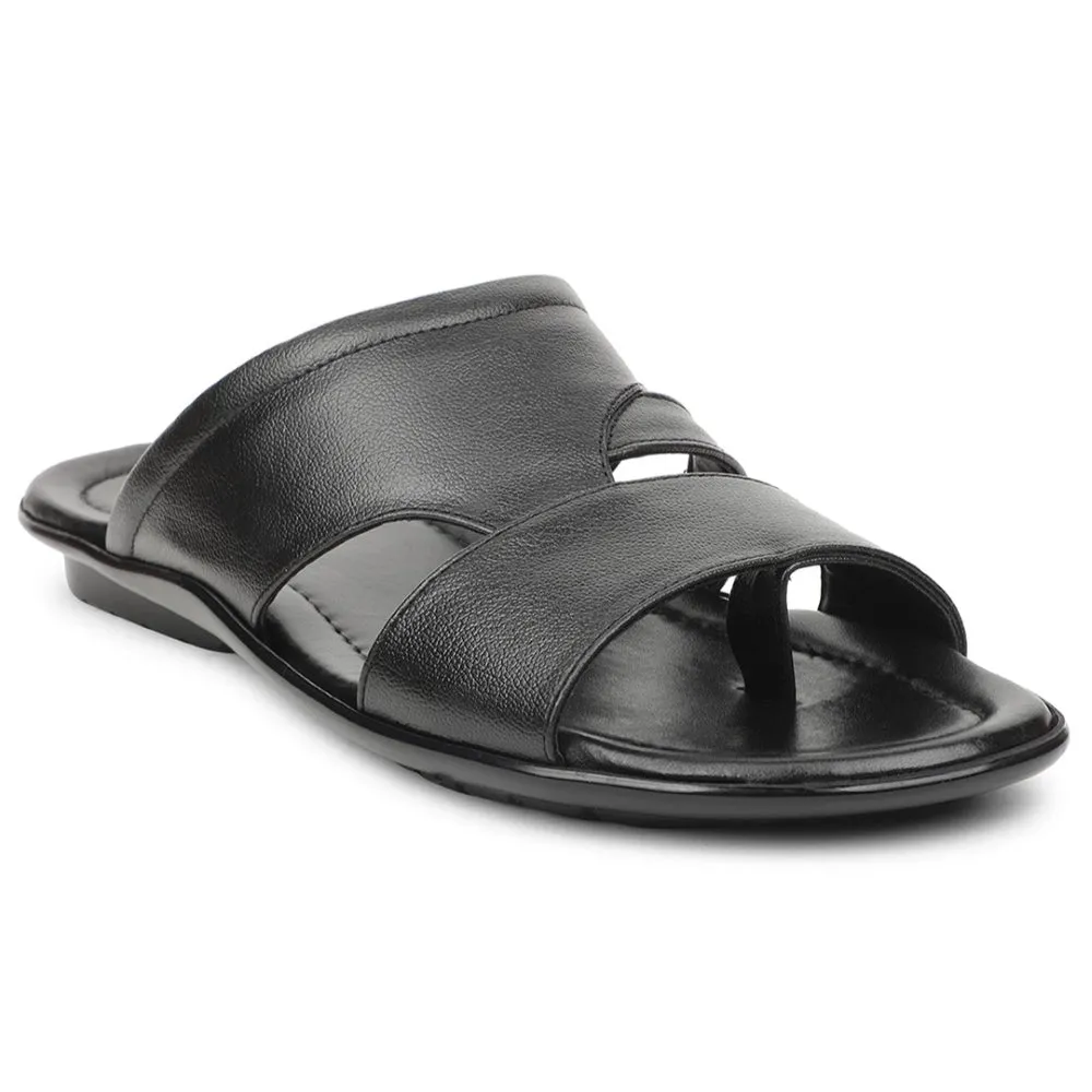 Coolers Noir Pantoufles Décontractées Pour Hommes COOL99-704 Par Liberty