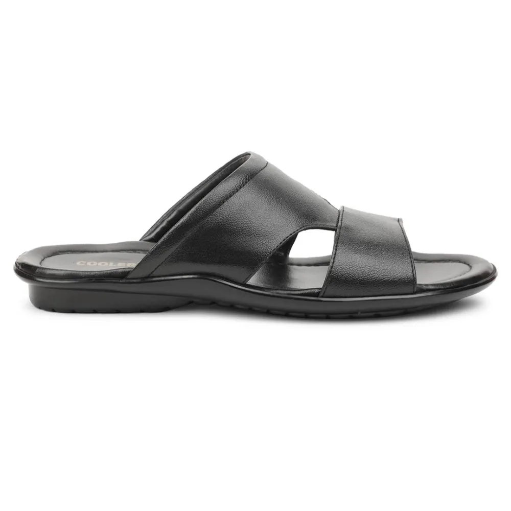 Coolers Noir Pantoufles Décontractées Pour Hommes COOL99-704 Par Liberty