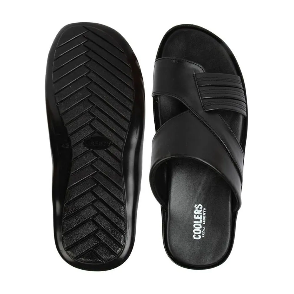 Chaussons Décontractés Noirs Pour Hommes COOL99-81 Par Liberty