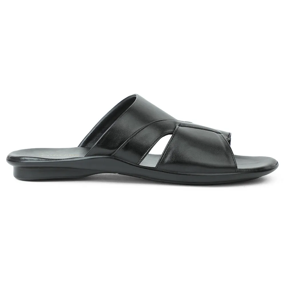 Coolers Noir Pantoufles Décontractées Pour Hommes WAKAFIT-1E Par Liberty