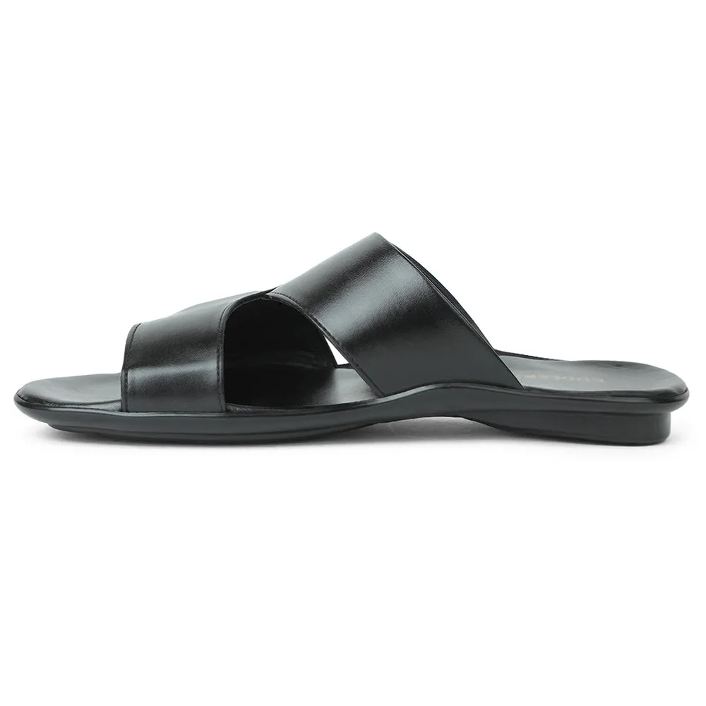 Coolers Noir Pantoufles Décontractées Pour Hommes WAKAFIT-1E Par Liberty