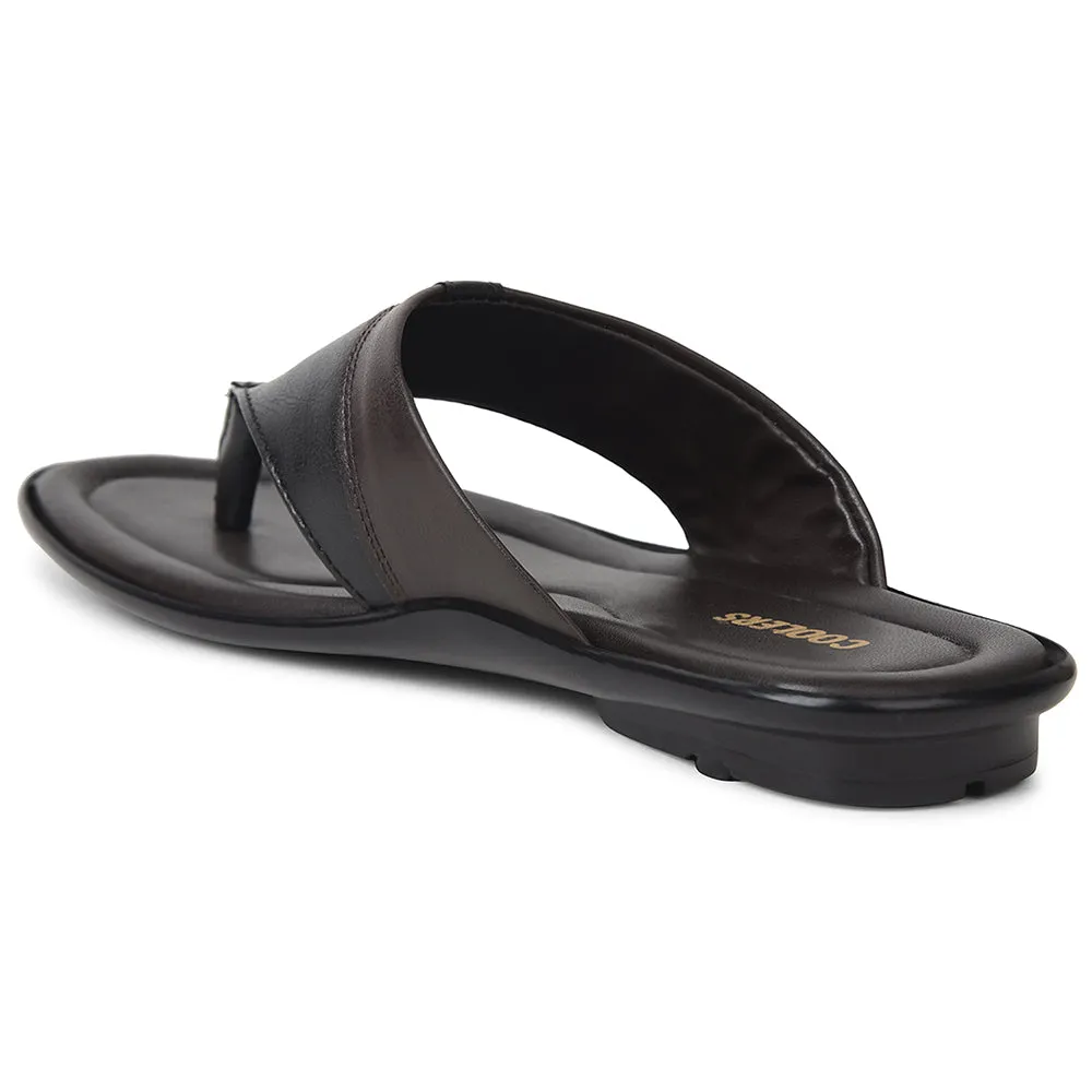 Sandales décontractées noires pour hommes SENTOS-5 par Liberty