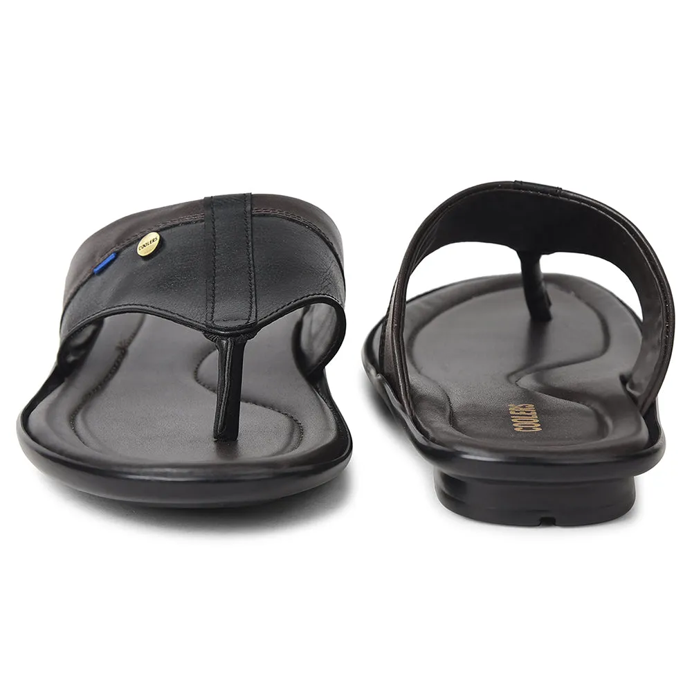 Sandales décontractées noires pour hommes SENTOS-5 par Liberty