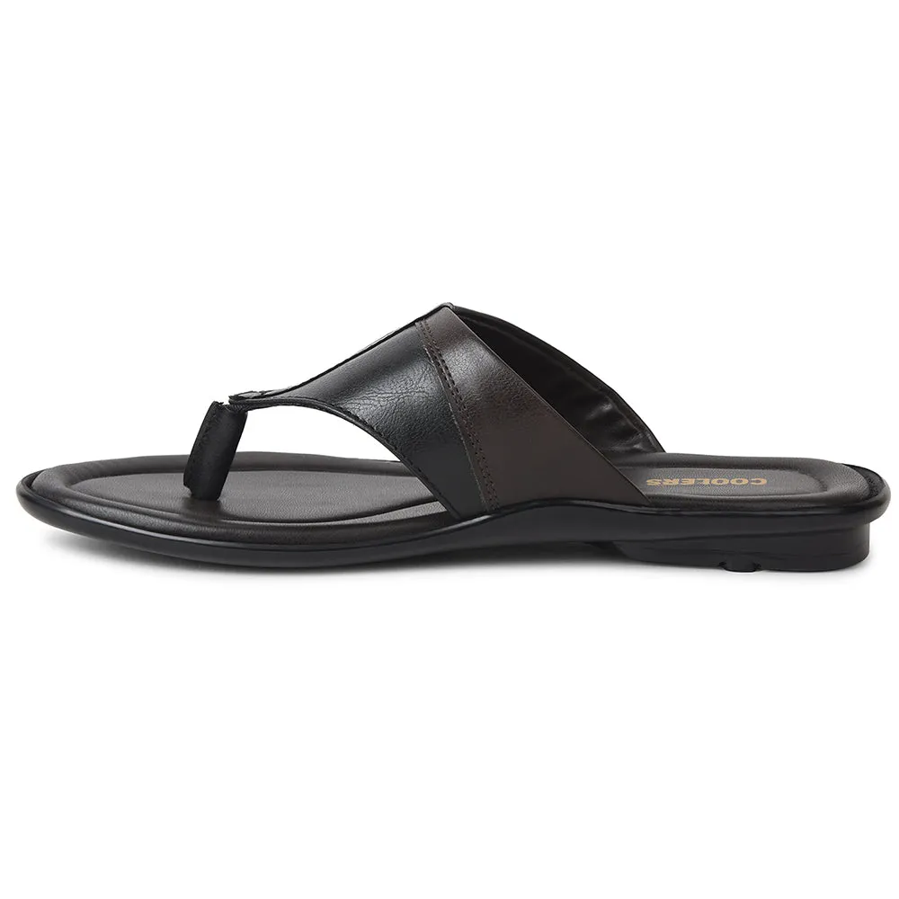 Sandales décontractées noires pour hommes SENTOS-5 par Liberty