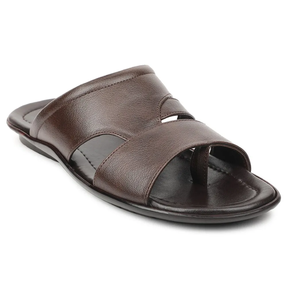 Chaussons décontractés marron pour hommes COOL99-704 par Liberty