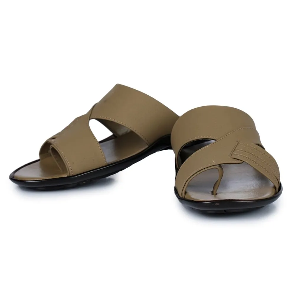 Chaussons décontractés Liberty COOL99-81 pour hommes en cuir de chamelle