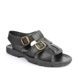 Sandales décontractées Coolers (Noir) pour hommes SEMSON-N par Liberty
