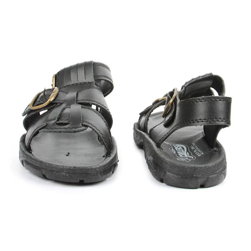Sandales décontractées Coolers (Noir) pour hommes SEMSON-N par Liberty