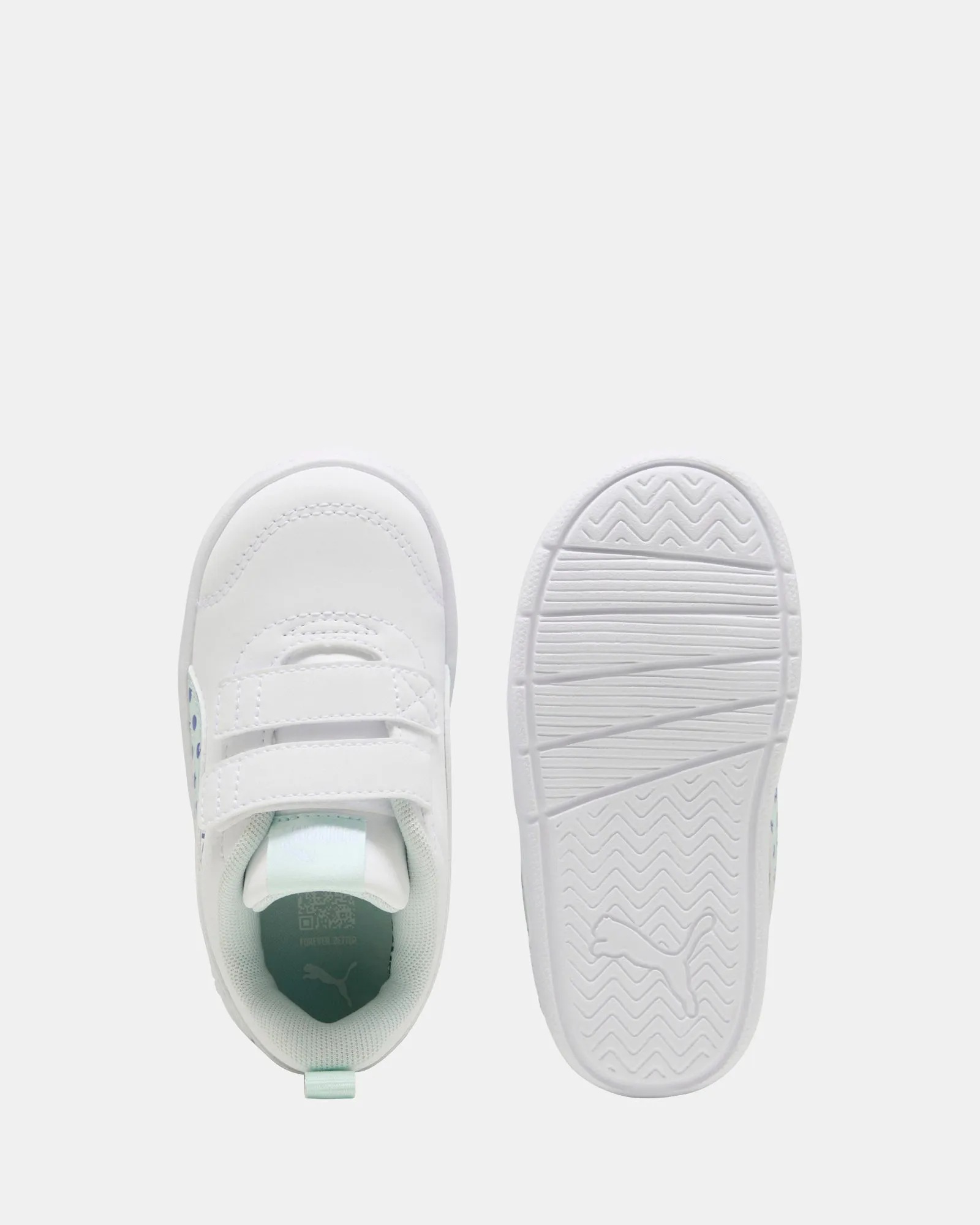 Courtflex V3 Dotty V Inf Blanc/Bleu