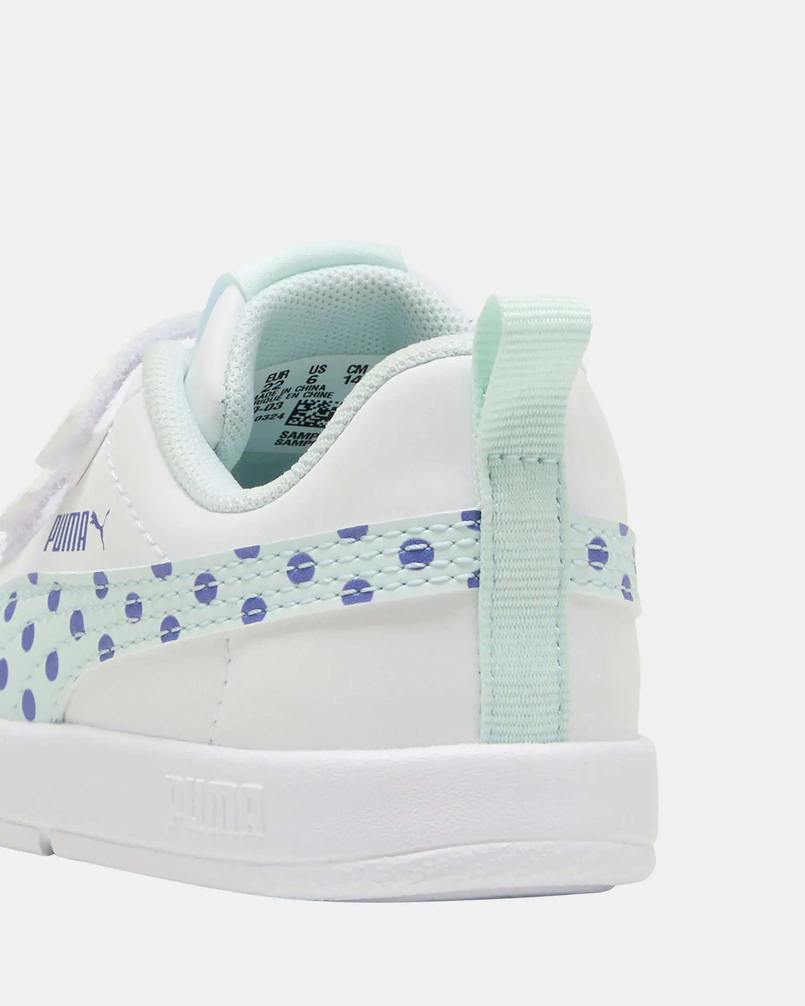 Courtflex V3 Dotty V Inf Blanc/Bleu