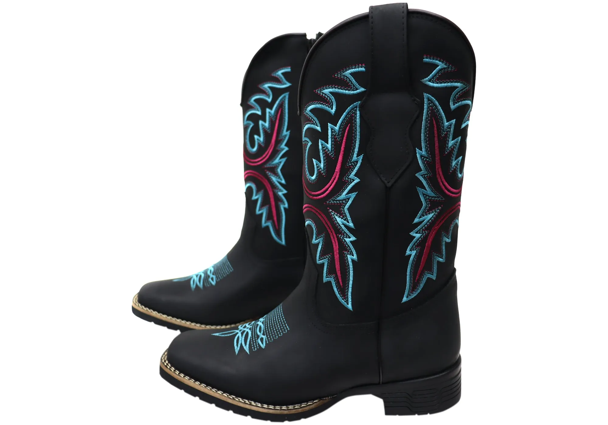 Bottes cowboy en cuir confortables pour femmes D Milton Abigale - Chaussures D Milton