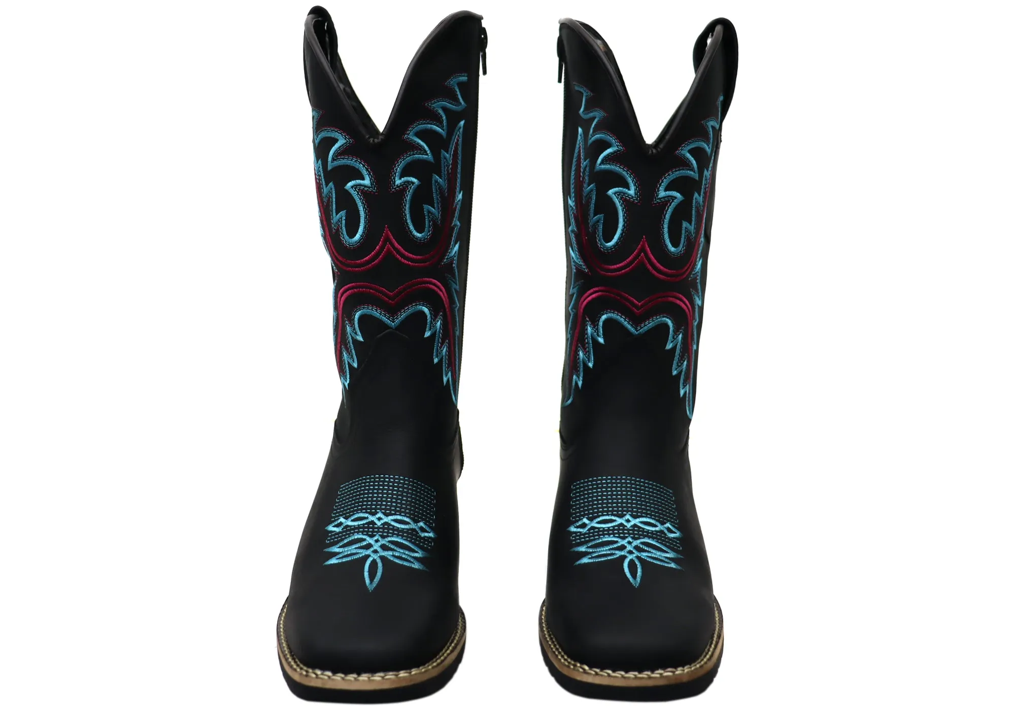Bottes cowboy en cuir confortables pour femmes D Milton Abigale - Chaussures D Milton