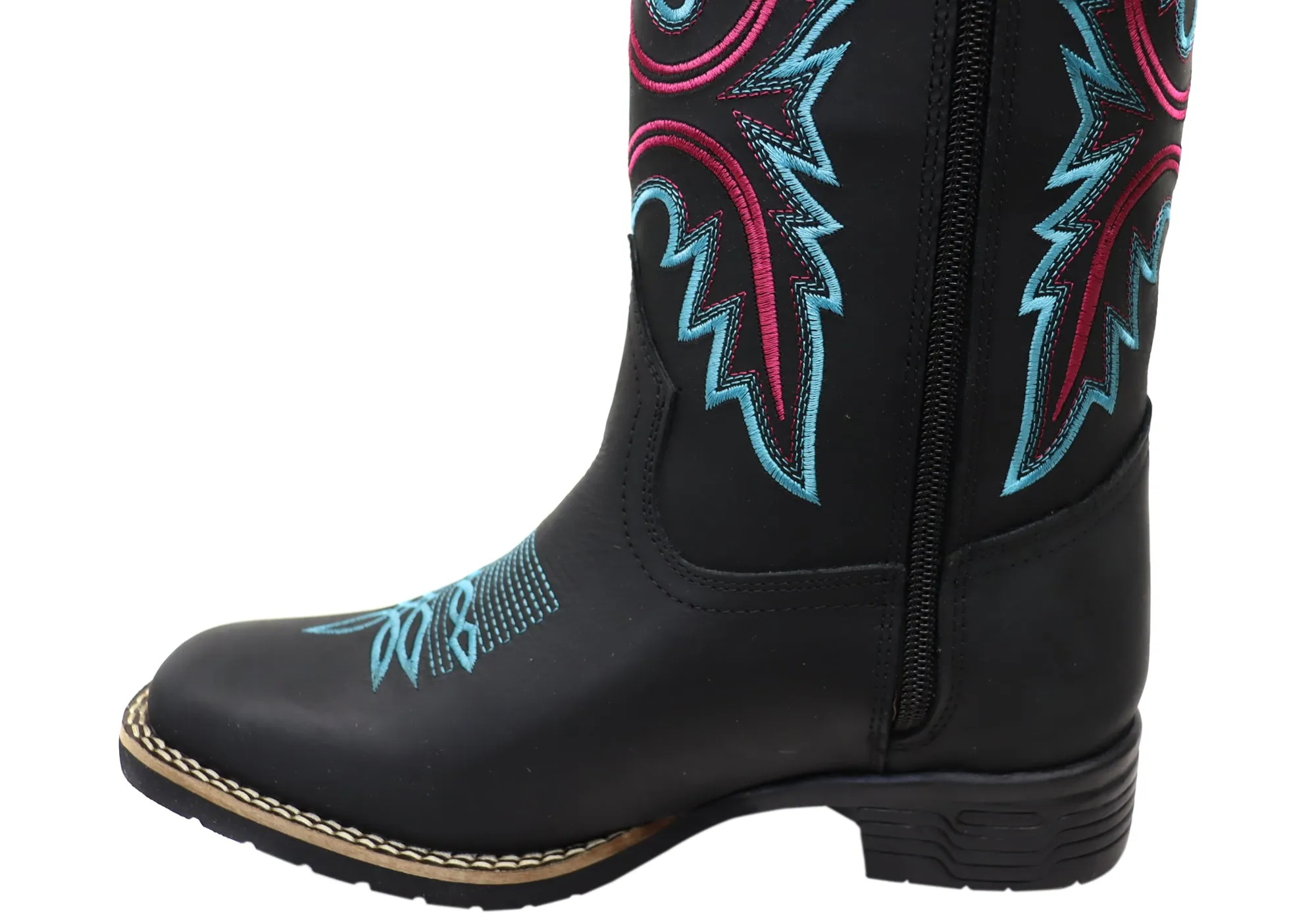 Bottes cowboy en cuir confortables pour femmes D Milton Abigale - Chaussures D Milton
