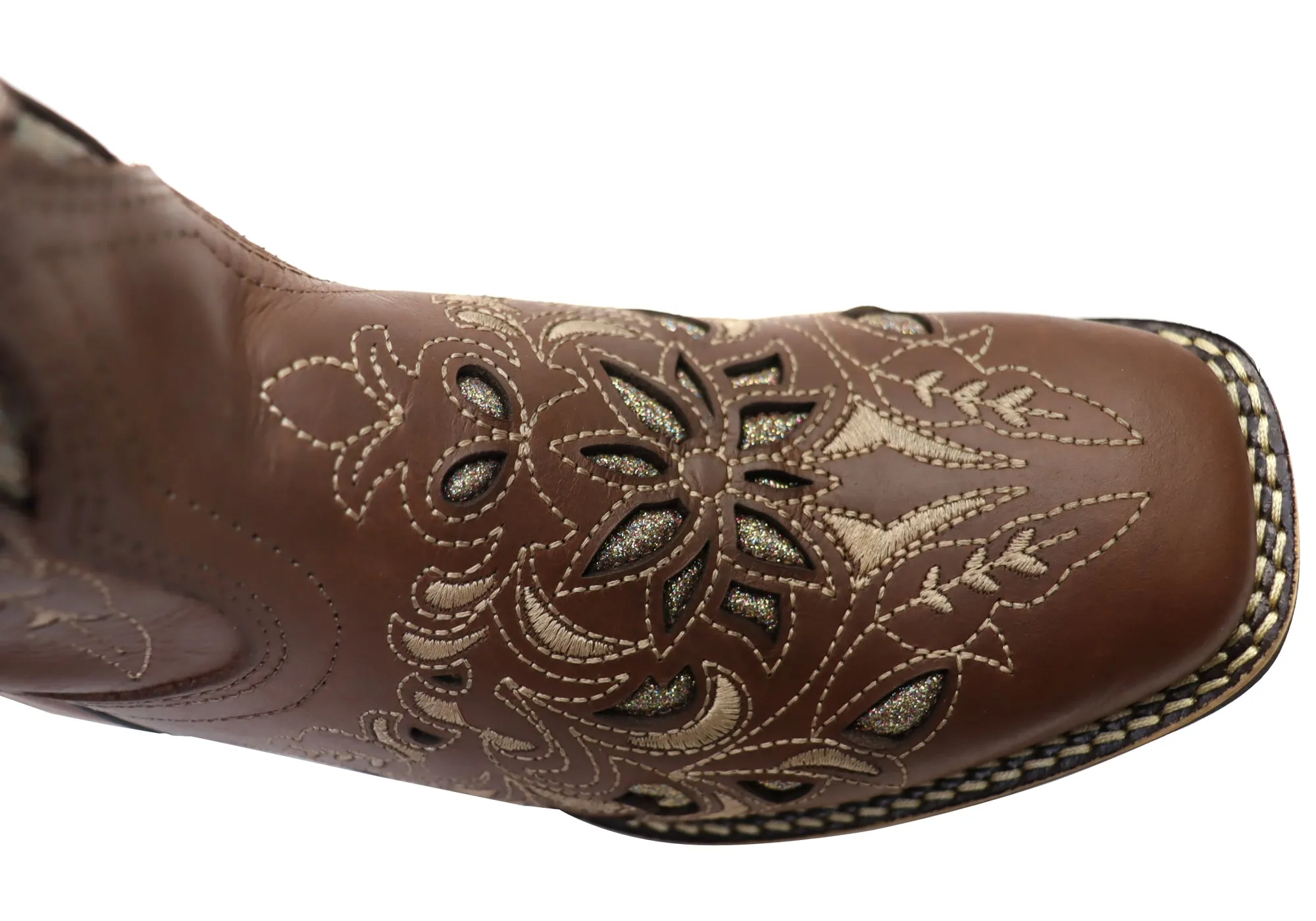 D Milton Betsy Bottes Western en Cuir Confortables pour Femme Chaussures D Milton