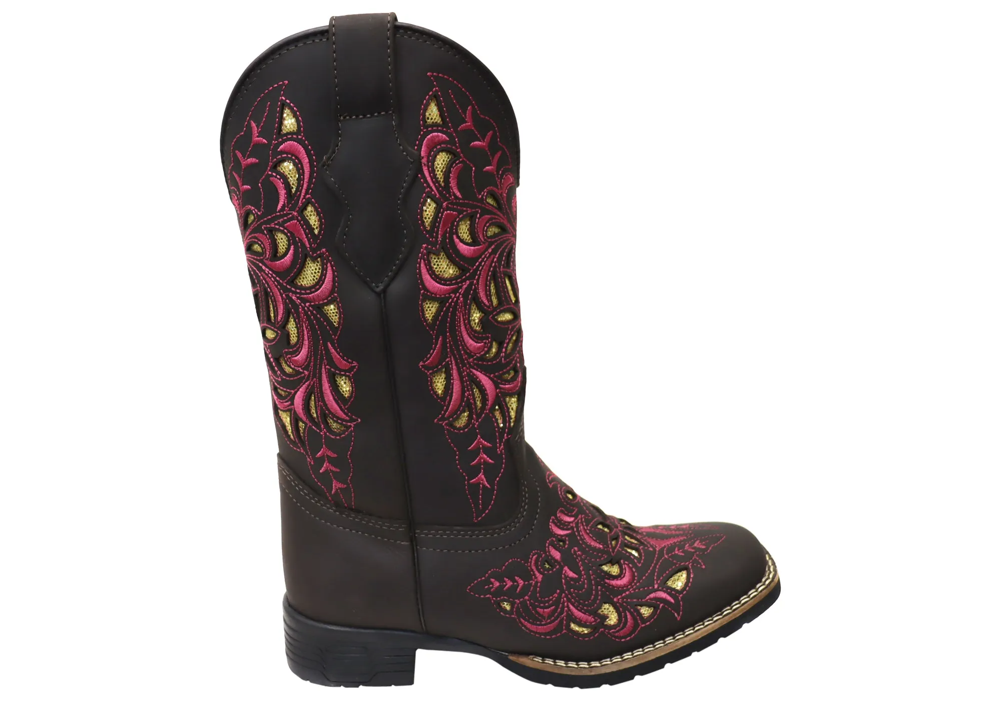 D Milton Betsy Bottes Western en Cuir Confortables pour Femme Chaussures D Milton