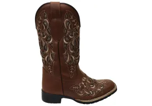 D Milton Betsy Bottes Western en Cuir Confortables pour Femme Chaussures D Milton