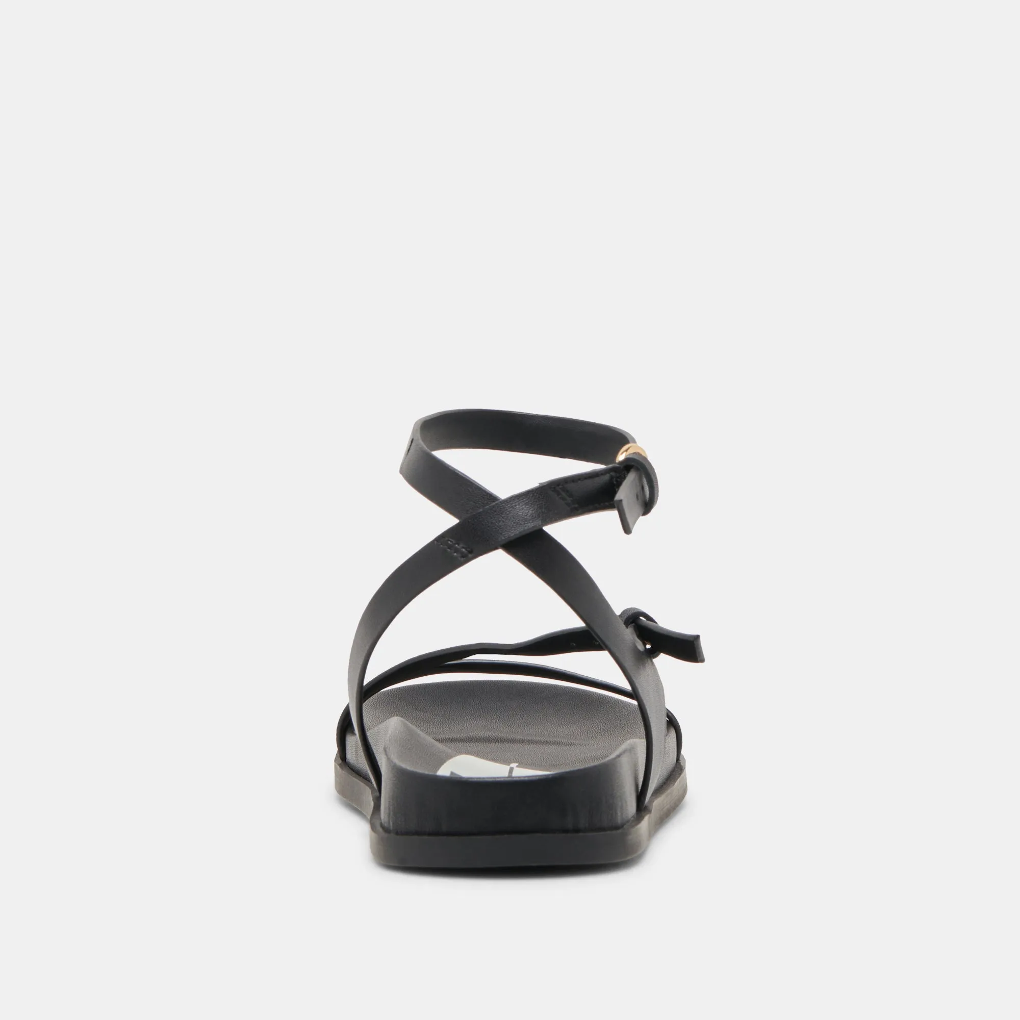 SANDALES DARLIS EN CUIR NOIR