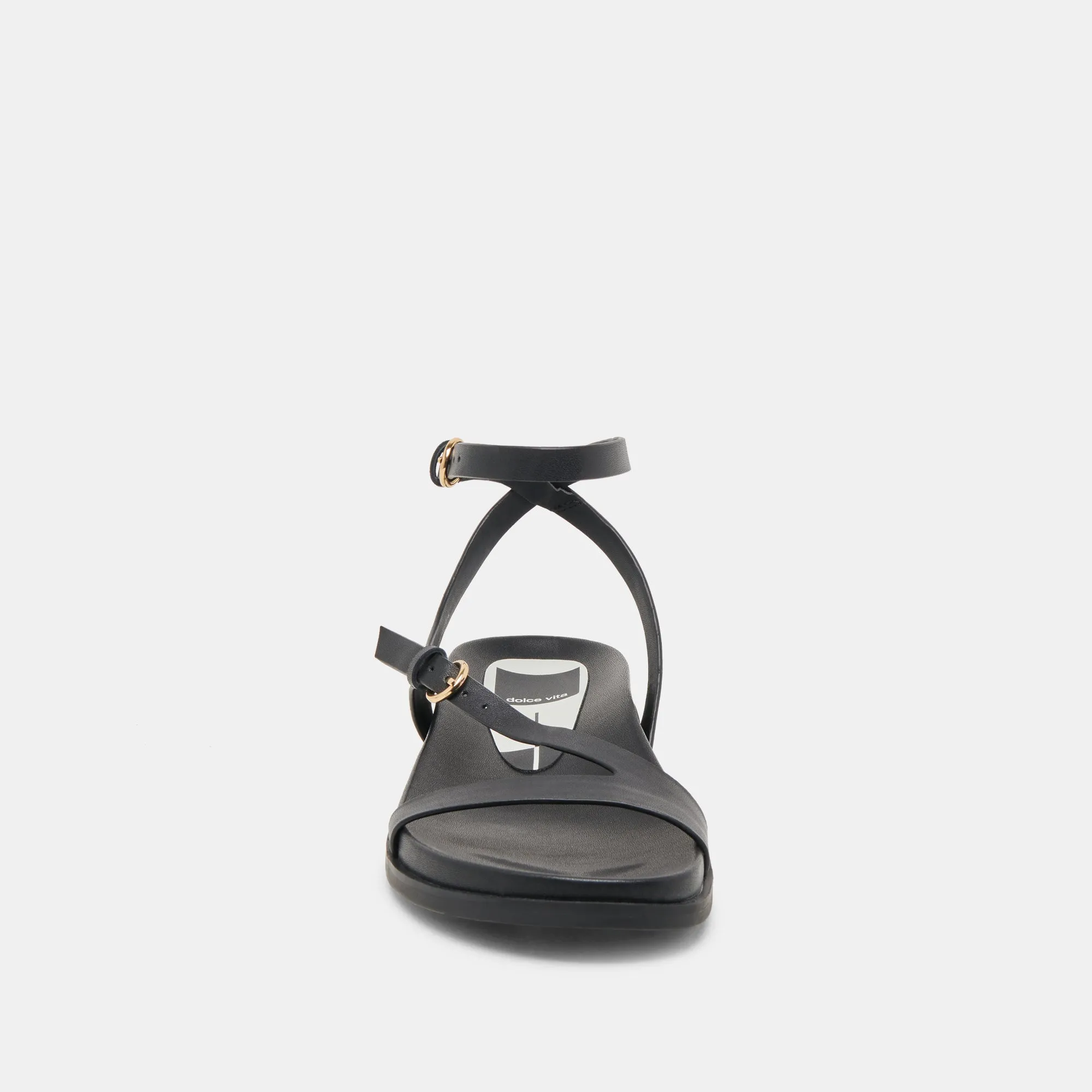 SANDALES DARLIS EN CUIR NOIR