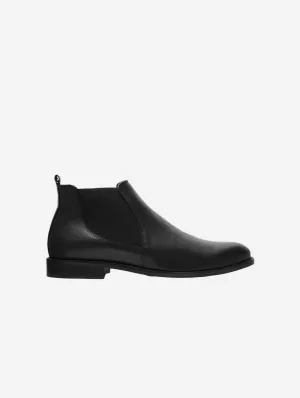 Bottes Chelsea Vegan en Cuir de Raisin pour Homme Dean | Noir