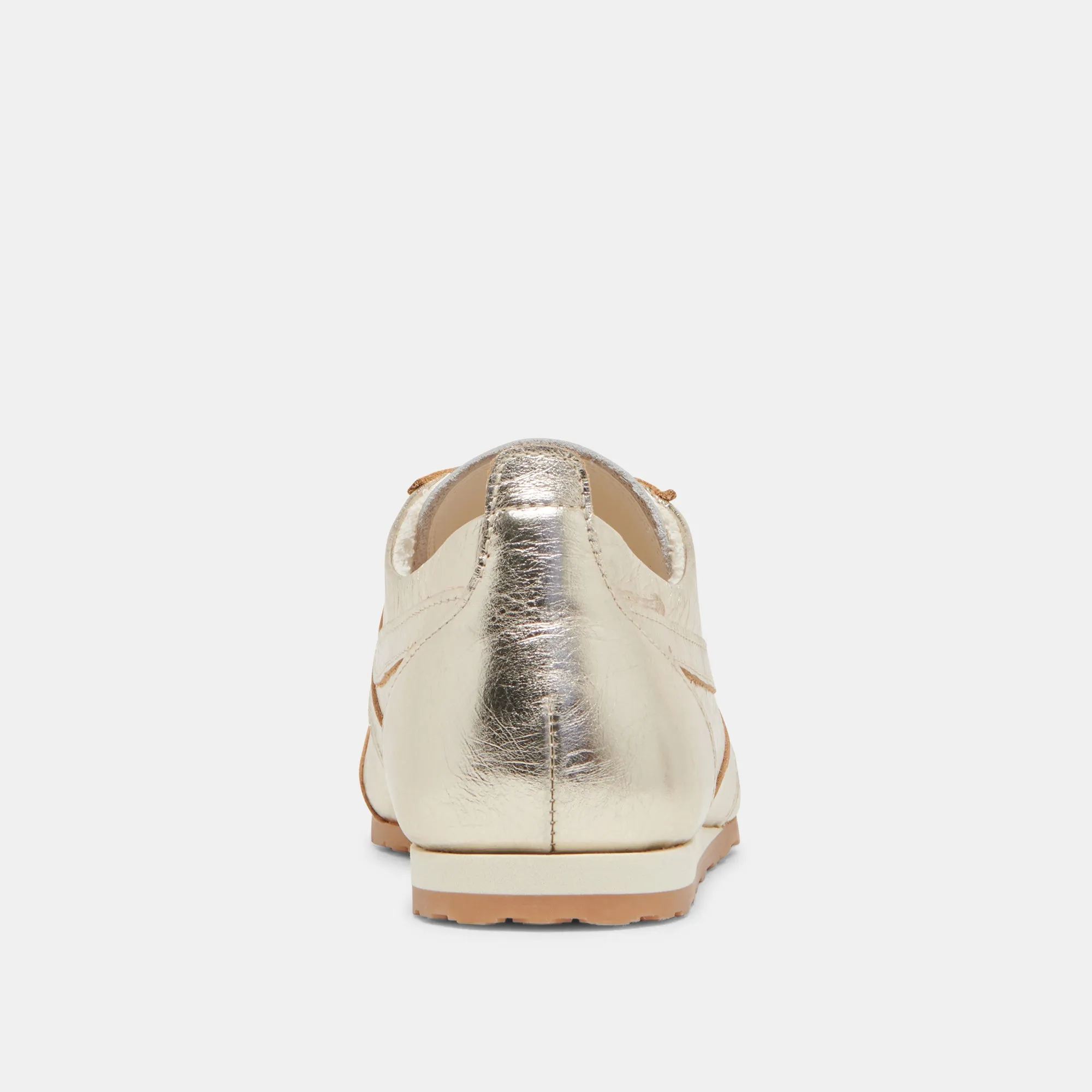 DELANY SNEAKERS OR CLAIR PATENTÉ FROISSÉ