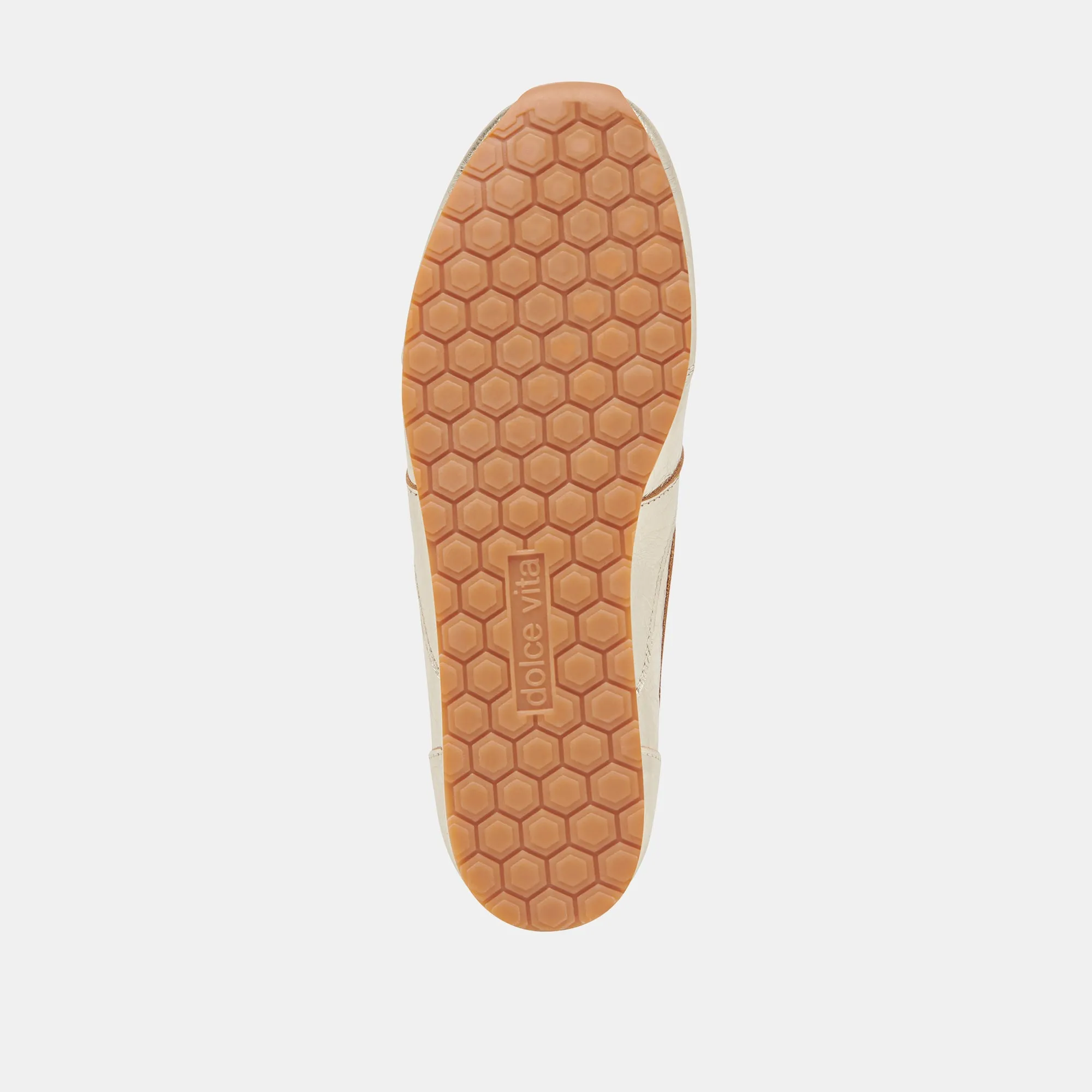 DELANY SNEAKERS OR CLAIR PATENTÉ FROISSÉ